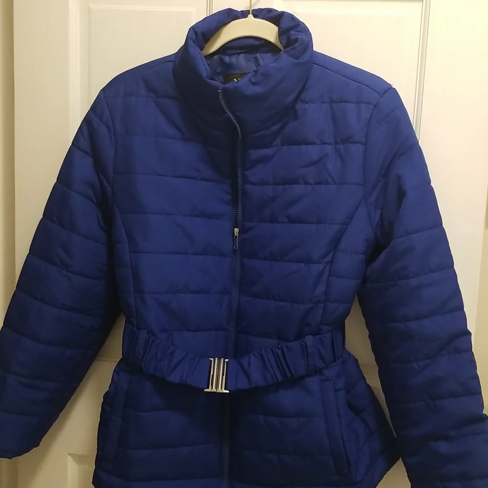 NY&C Ladies blue puffer jacket - Picture 1 of 7